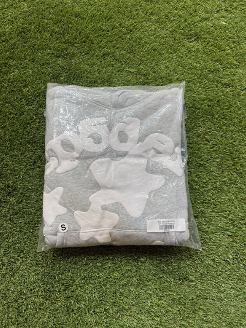 Grey/White Star Hoodie